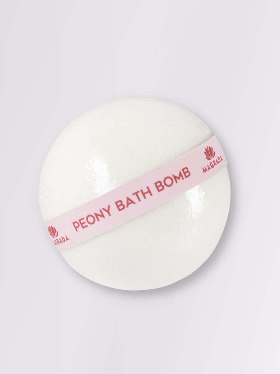 Peony Bath Bomb with Vitamin E, 125 g